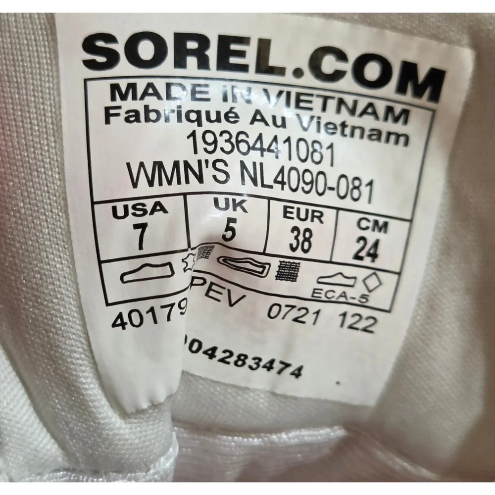 Sorel Out N About Plus Waterproof Sneakers  Womens Size 7 Gray